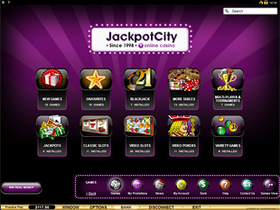 Jackpot City Casino Lobby