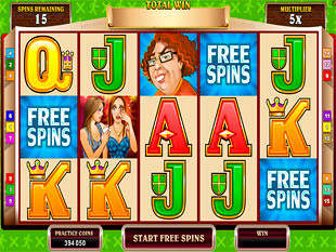 free Rhyming Reels - Georgie Porgie slot free spins feature