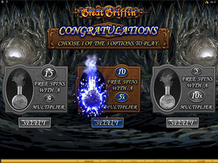 free Great Griffin slot free spins