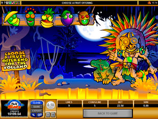 free Big Kahuna slot volcano bonus