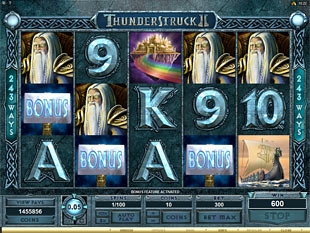 free Thunderstruck 2 bonus game