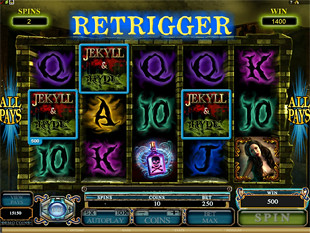 free Jekyll and Hyde slot free games retrigger