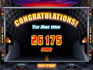 free Racing for Pinks slot free spins feature prize