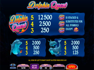 free Dolphin Quest slot payout