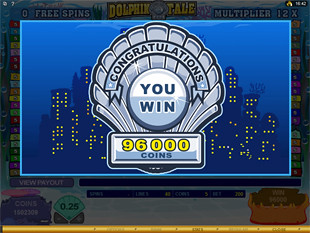 free Dolphin Tale slot free spins feature prize