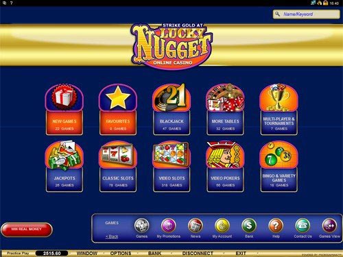 Lucky Nugget Casino Lobby