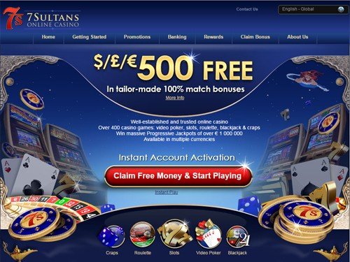 7 Sultans Casino Home