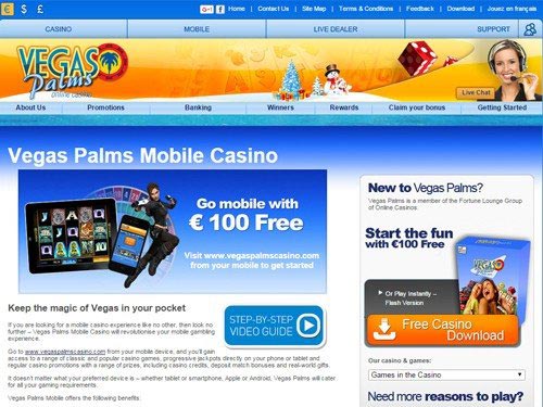 Vegas Palms Casino Mobile