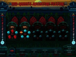 free Alaxe in Zombieland slot red queens adventure round