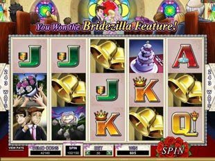 free Bridezilla slot free spins feature