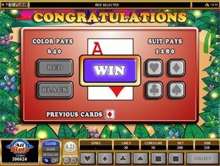free Wooly World slot gamble feature