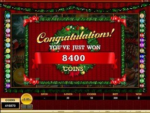 free Deck the Halls slot free spins prize