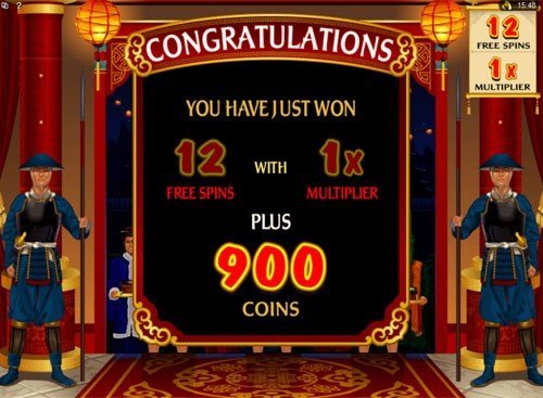 free Jewels of the Orient slot free spins won