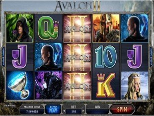 Avalon 2 - Quest for the Grail slot game online review