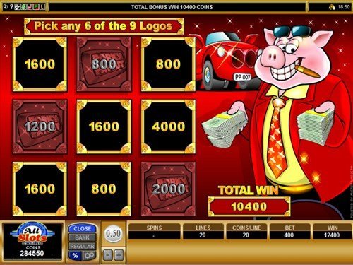 free Porky Payout slot bonus prize