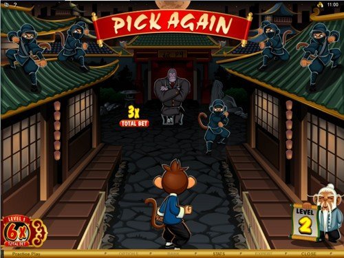 free Kung Fu Monkey slot bonus game