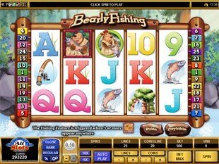 Bearly Fishing slot game online review