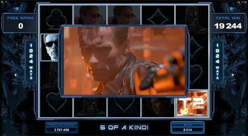 free Terminator 2 slot free games 5 of a kind win