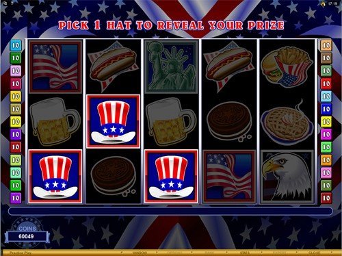 free Bars and Stripes slot bonus game