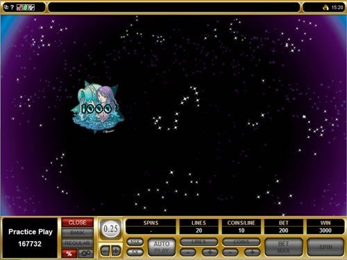 free Lucky Stars slot free spins feature