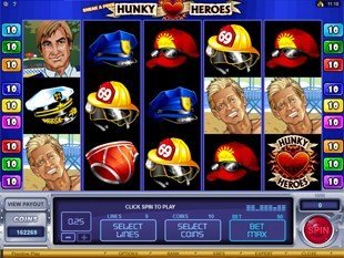 Sneak a Peek Hunky Heroes slot game online review