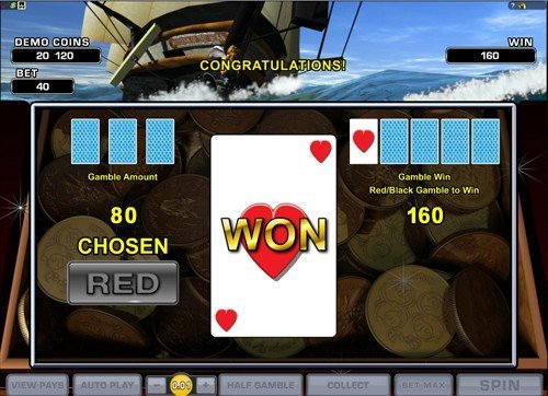free Sovereign of the Seven Seas slot gamble feature