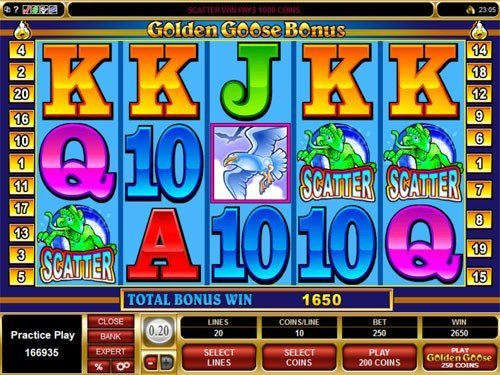 free Golden Goose Crazy Chameleons slot scatter prize