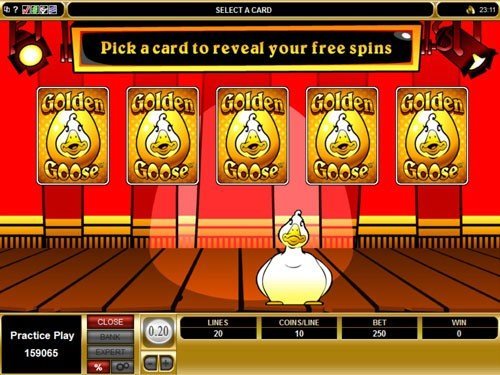 free Golden Goose Crazy Chameleons slot card feature