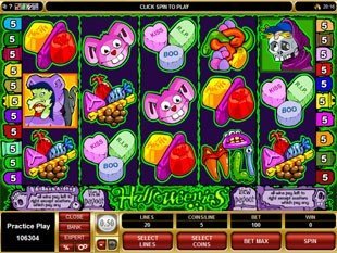 Halloweenies slot game online review