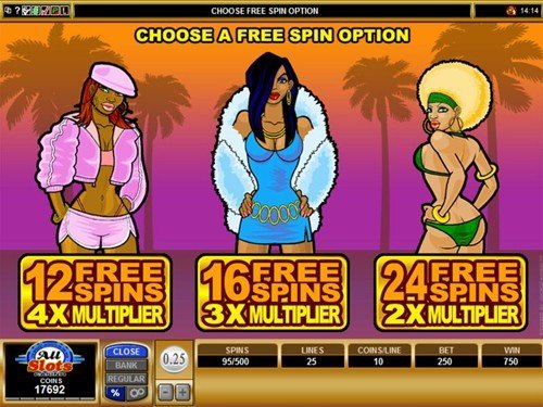 free Loaded slot free spins feature