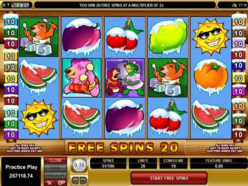 free Cabin Fever slot free spins feature