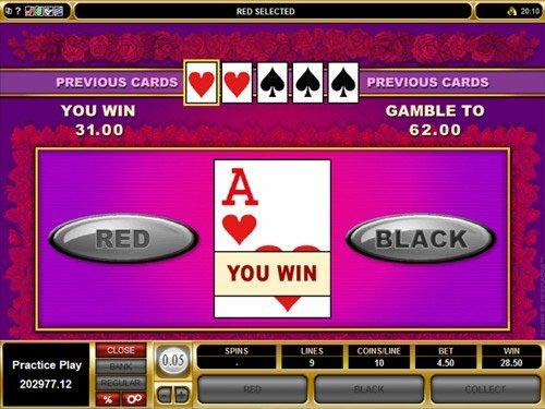 free Secret Admirer slot gamble feature