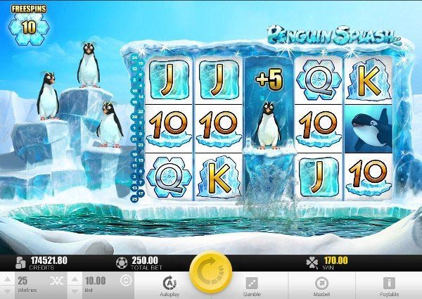Penguin Splash Bonus Game