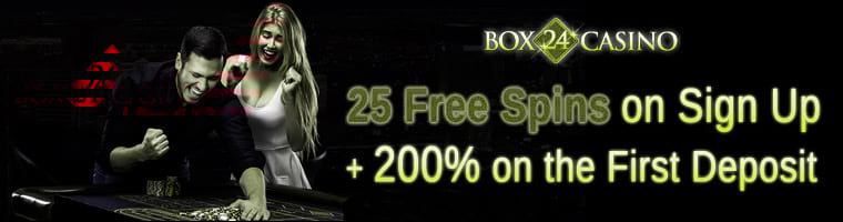 25 Free Spins + 200% Welcome Bonus from Box24 Casino
