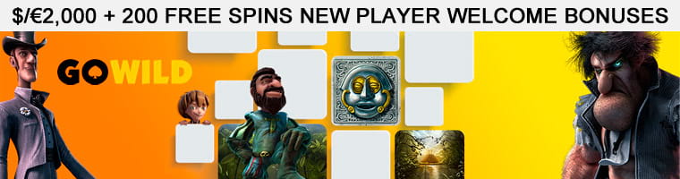 Welcome Bonus Package from GoWild Casino