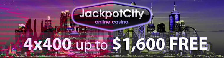 Jackpot City Casino 4x400 Match Offer
