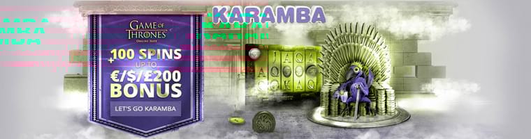 100% up to £/€/$200 + 100 Free Spins from Karamba Casino