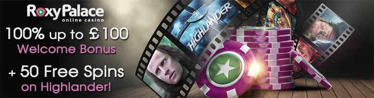 50 Bonus Spins + Extra 20 Free Spins Exclusive from Roxy Palace Casino