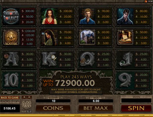 free Immortal Romance slot payout