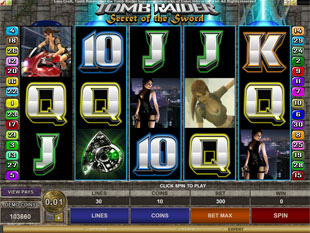  Tomb Raider - Secret of the Sword slot game online review