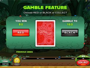 free Cashapillar slot gamble feature